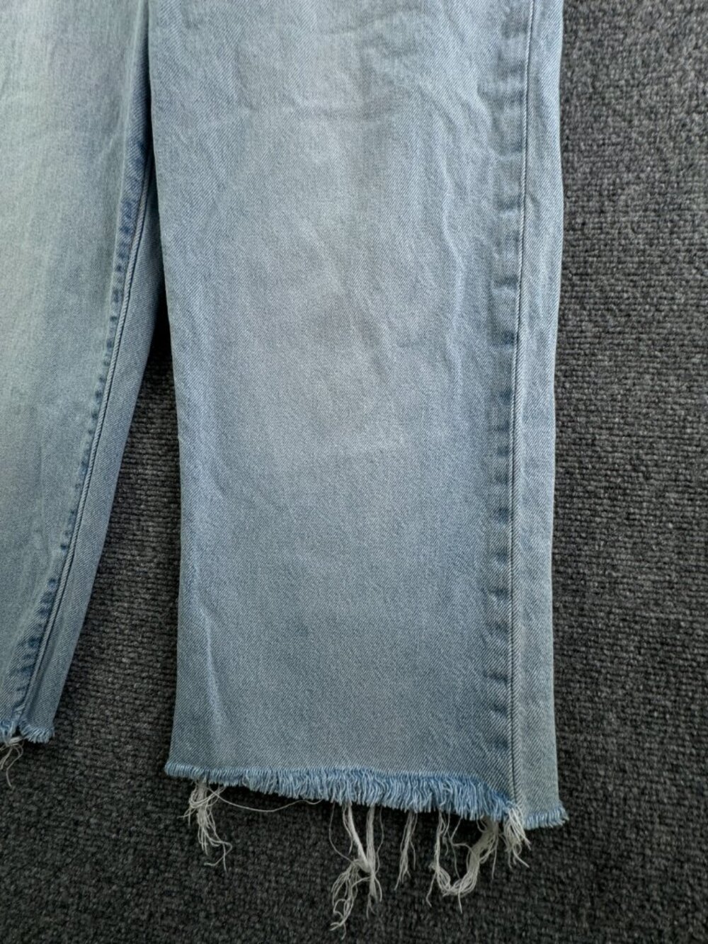 Levi’s Premium Ribcage Straight Light Wash Denim Jean Big E Cotton Lyocell 30x22 - Picture 4 of 15